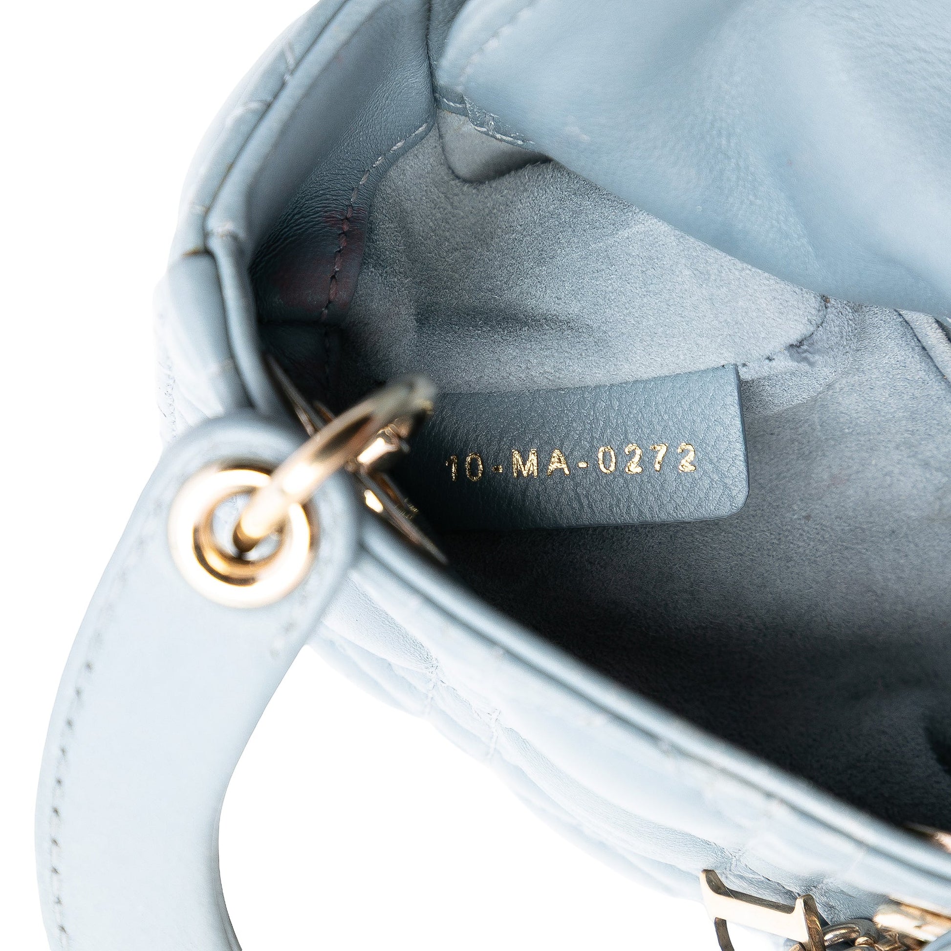 Dior Micro Lambskin Cannage Lady Dior
