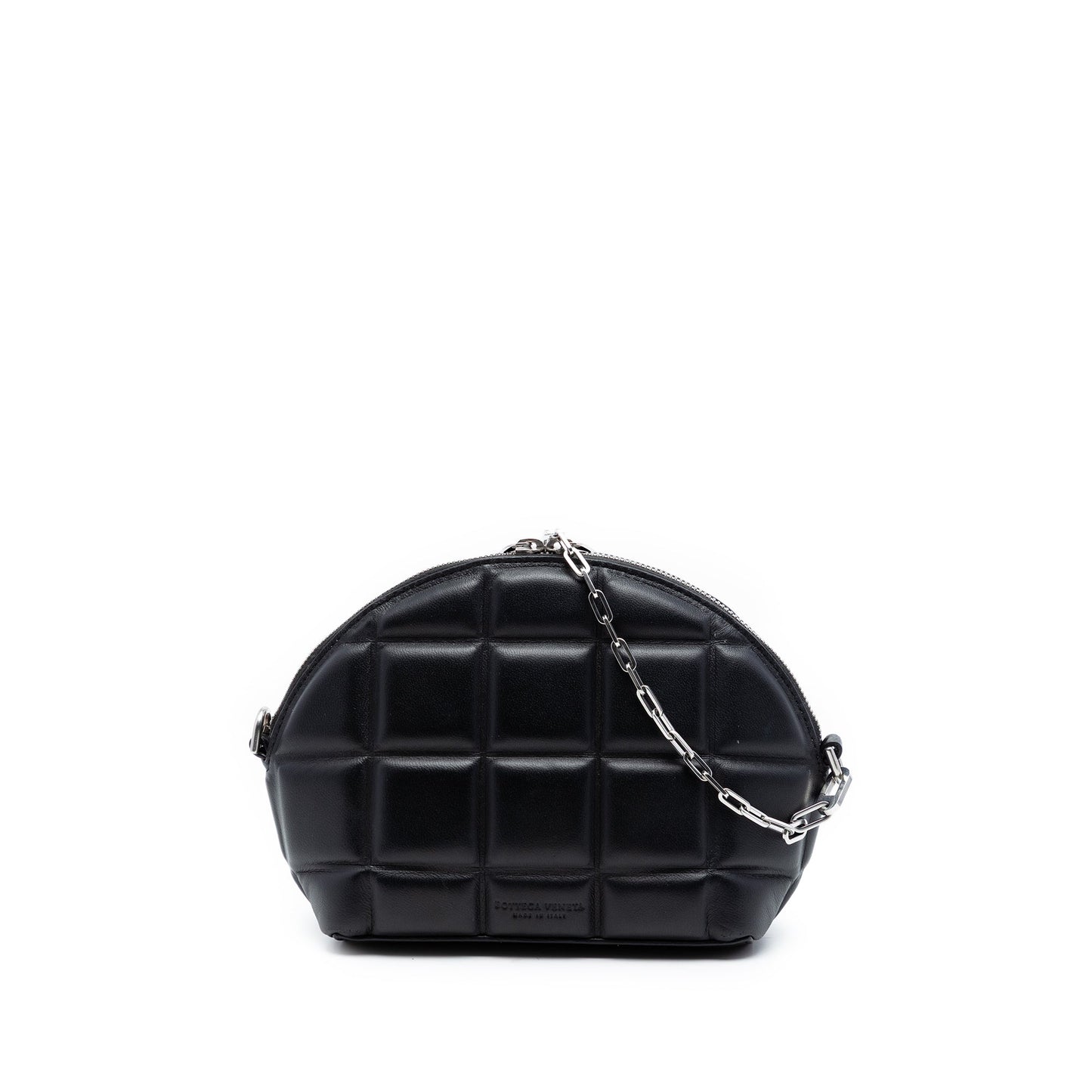 Bottega Veneta Mini Padded Nappa Half Moon Chain Crossbody
