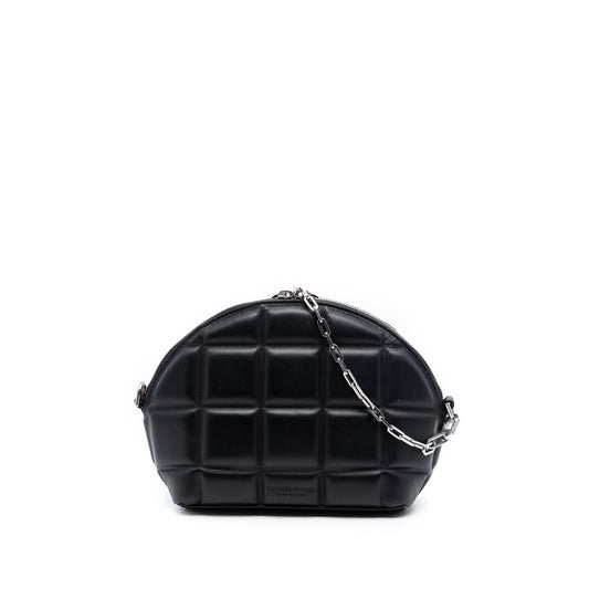 Bottega Veneta Mini Padded Nappa Half Moon Chain Crossbody