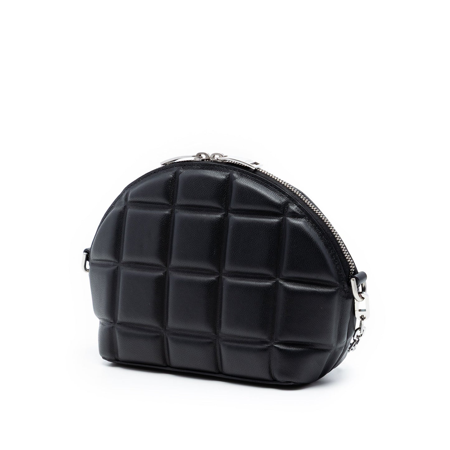 Bottega Veneta Mini Padded Nappa Half Moon Chain Crossbody