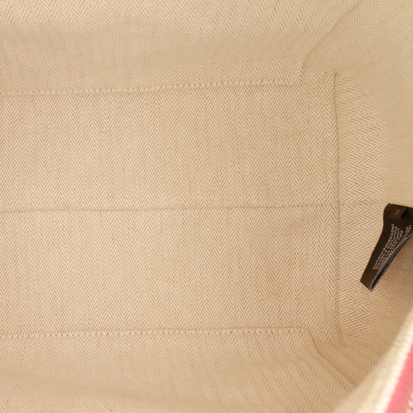 Hermès Large Toile Bride A Brac Case
