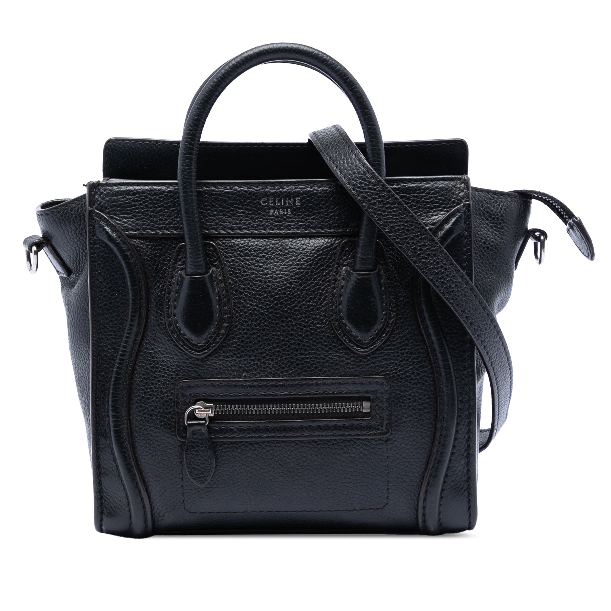 Celine Nano Leather Luggage Tote