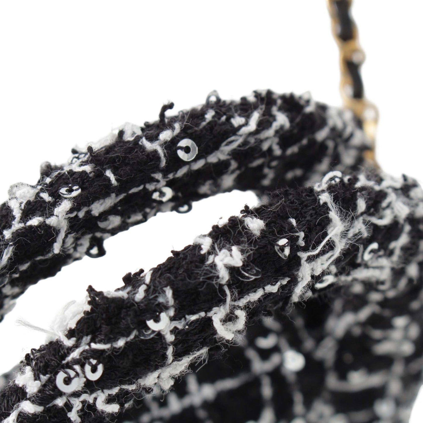 Chanel Nano Tweed Kelly Clutch on Chain
