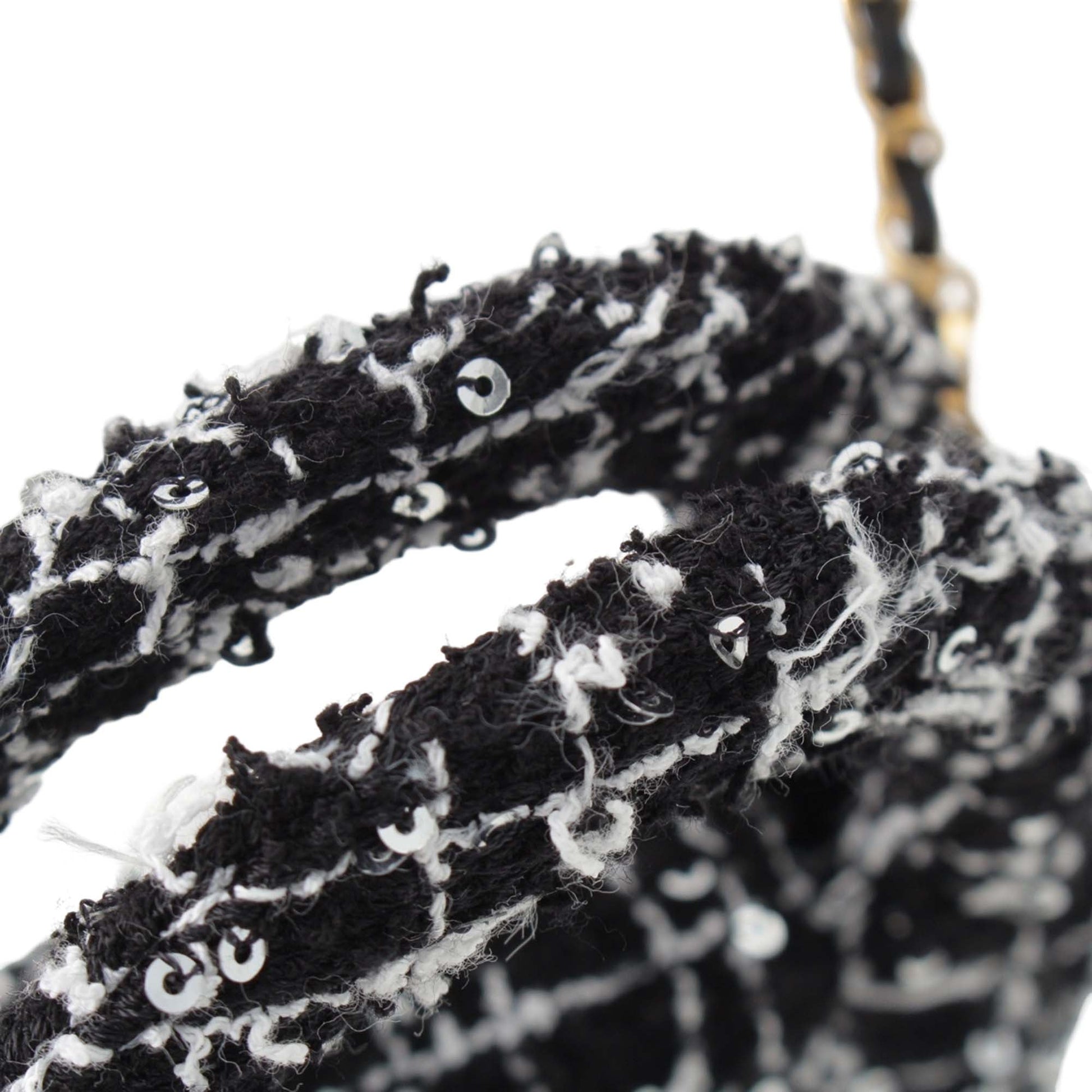 Chanel Nano Tweed Kelly Clutch on Chain