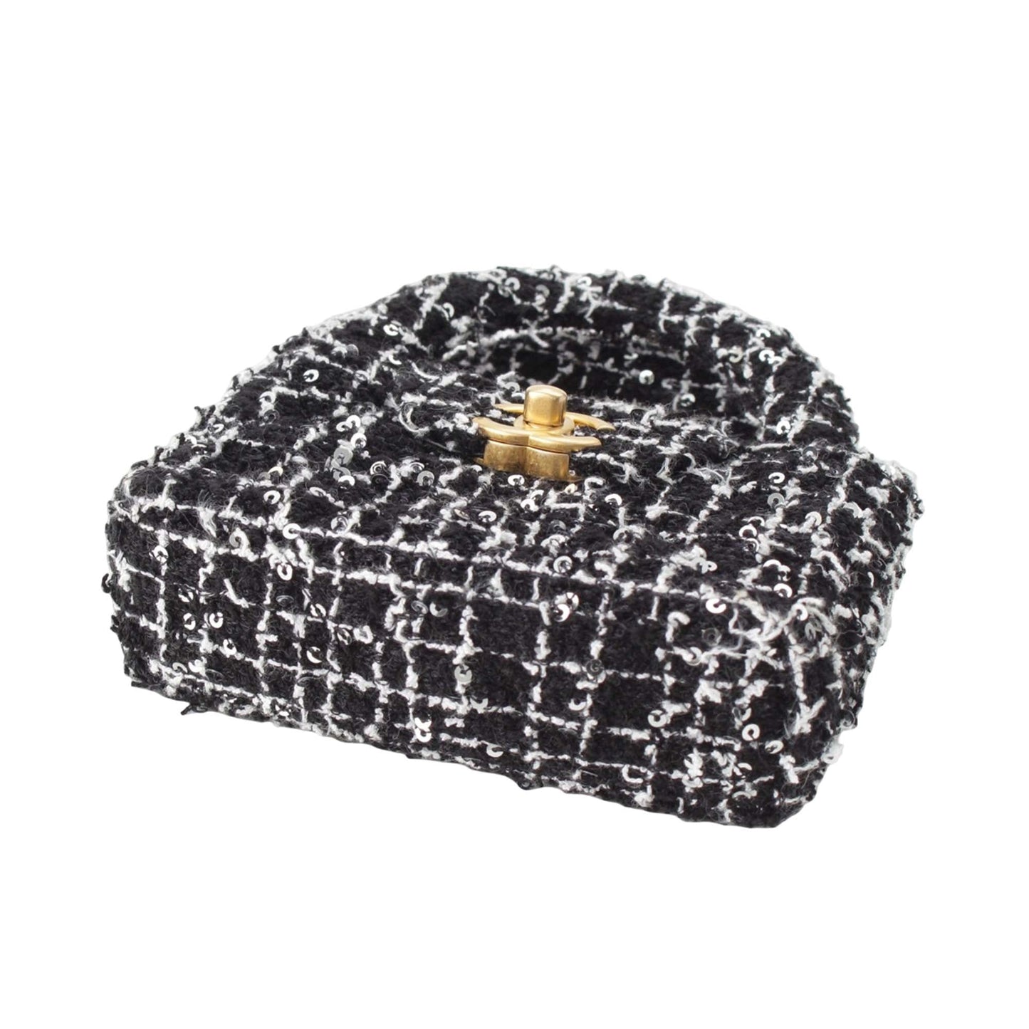 Chanel Nano Tweed Kelly Clutch on Chain