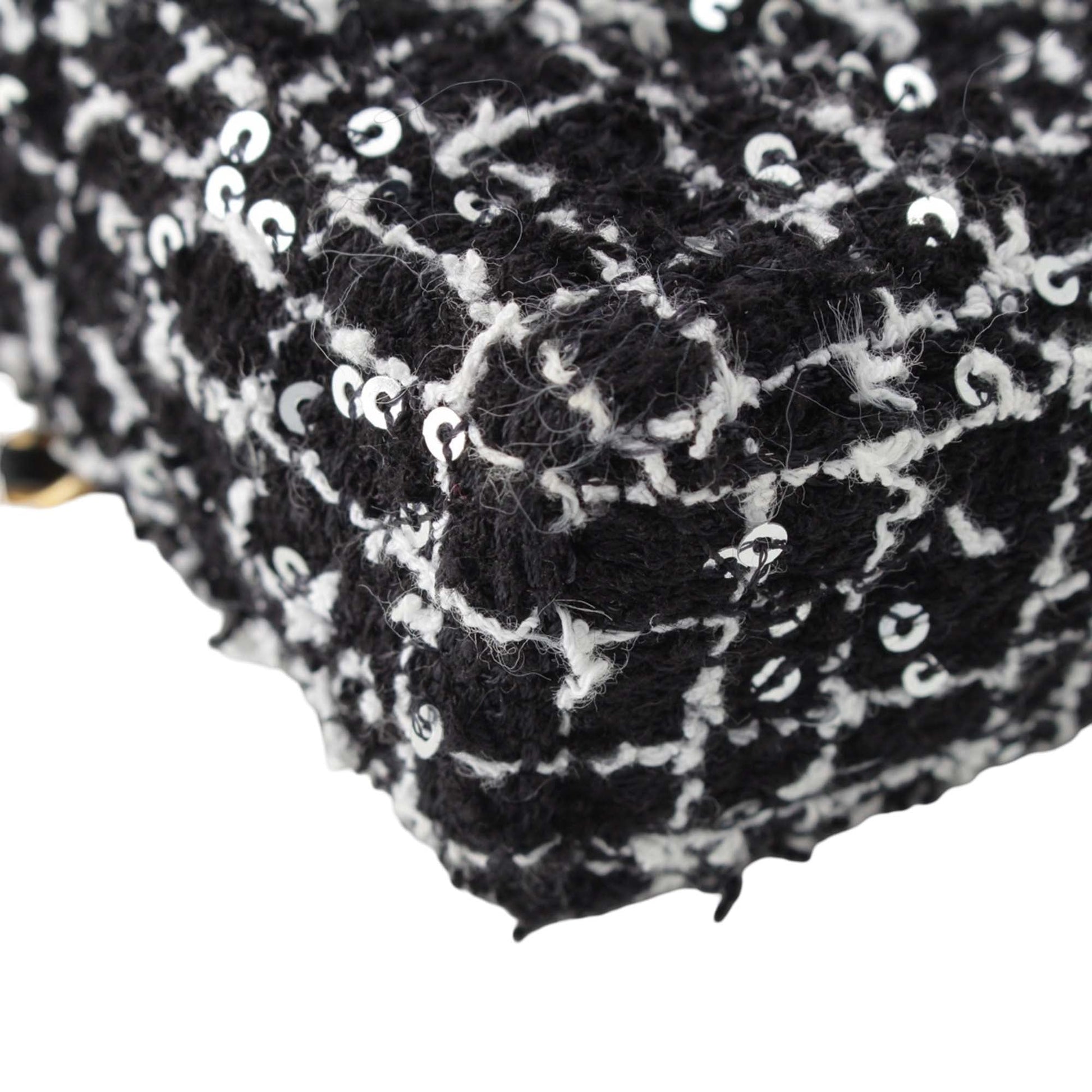 Chanel Nano Tweed Kelly Clutch on Chain