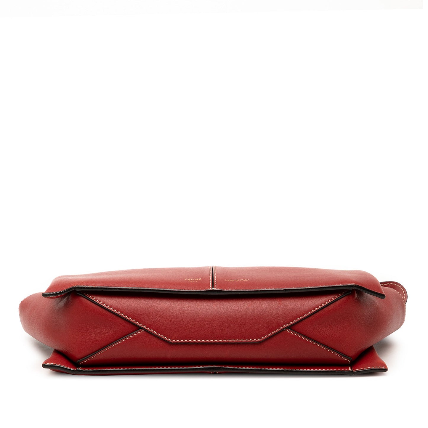 Celine Trifold Leather Clutch On Chain