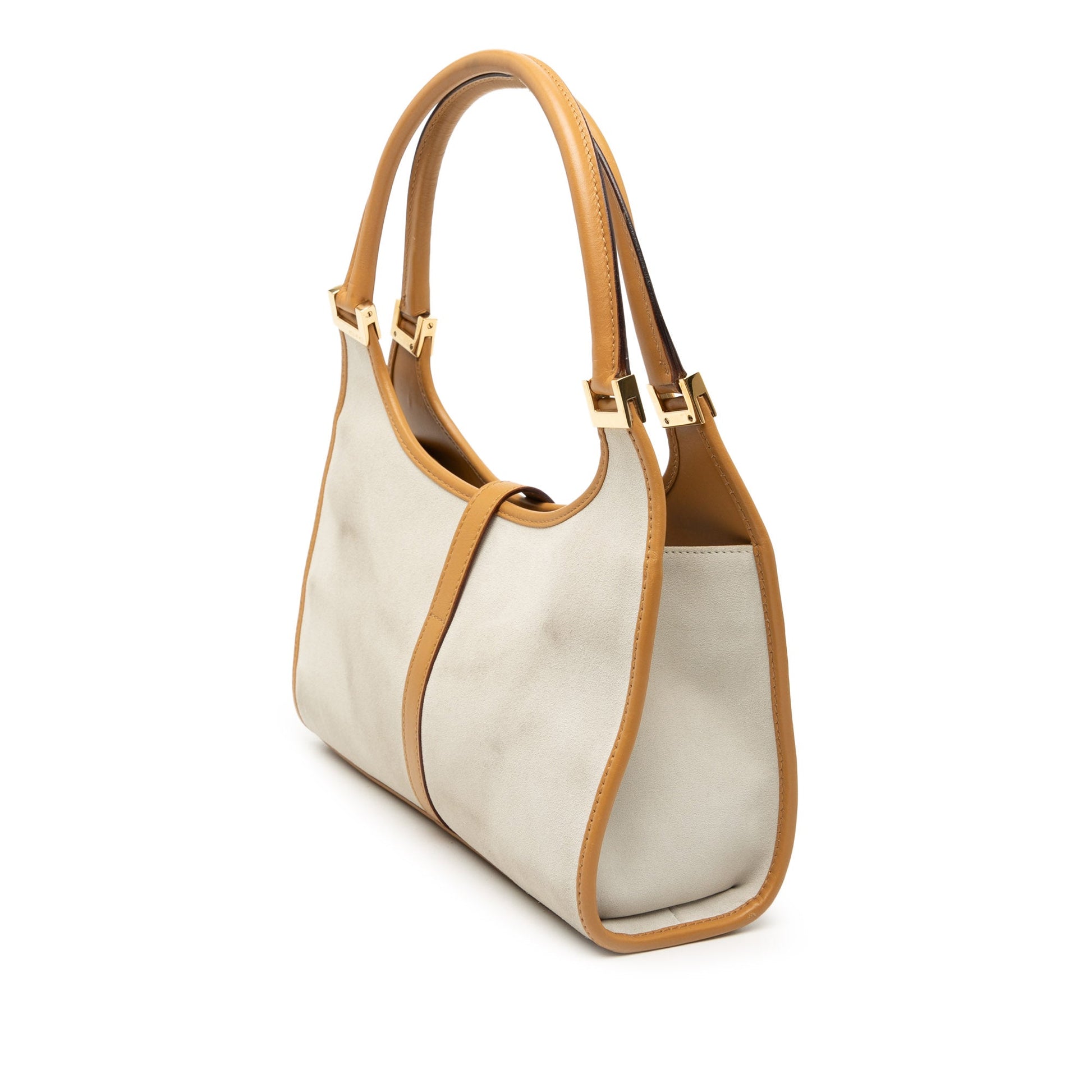 Suede Jackie Bardot Handbag