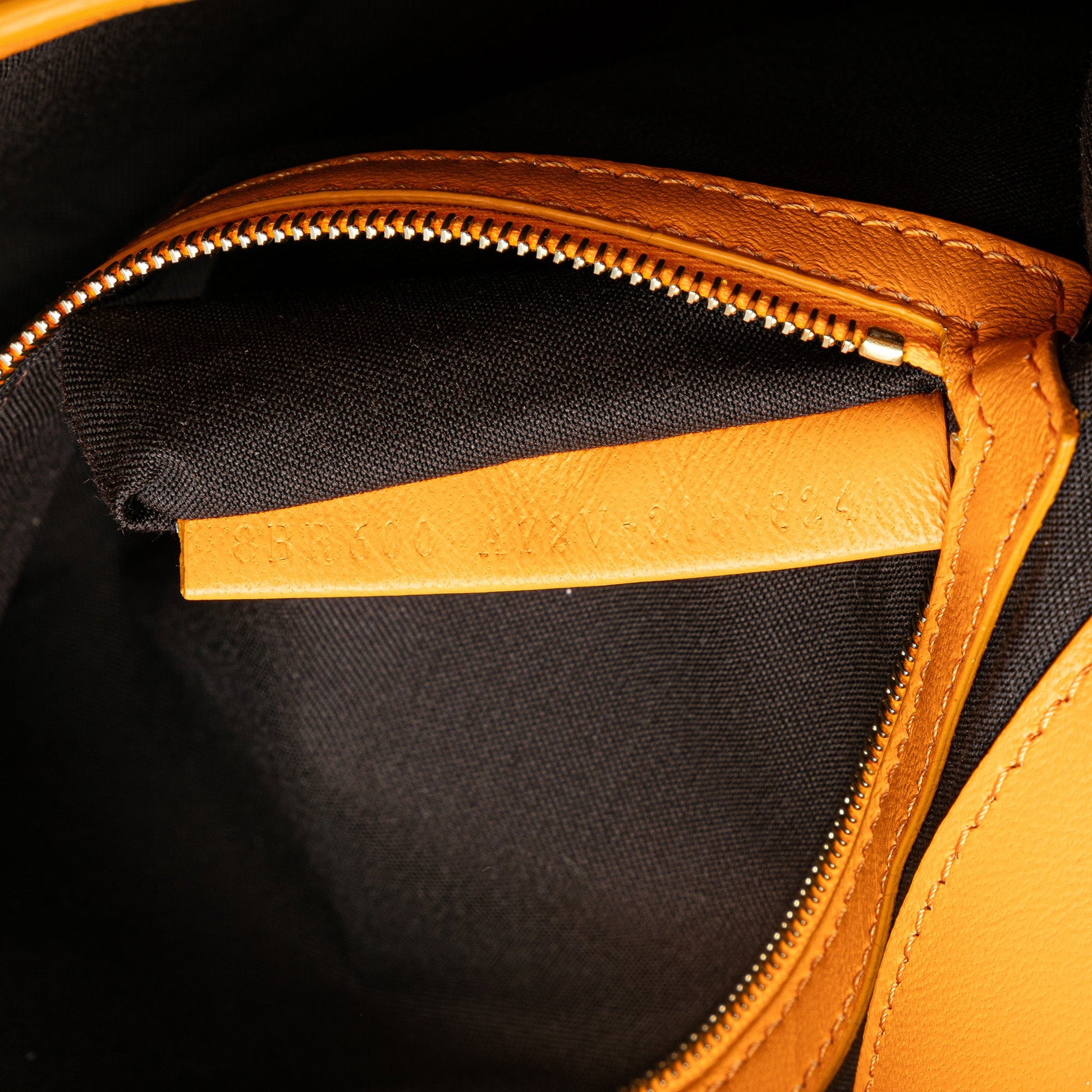 Fendi Zucca Embossed Leather Baguette Satchel