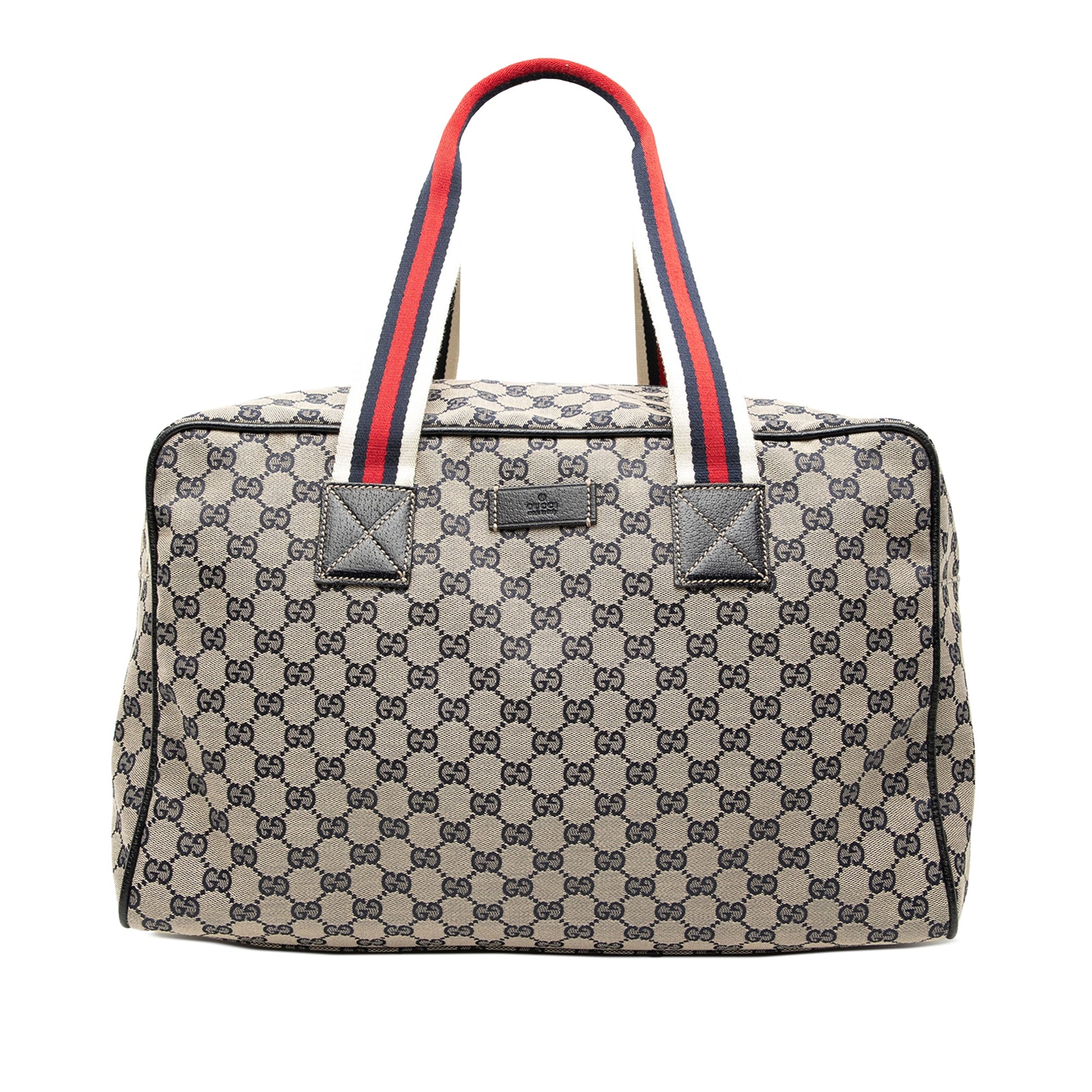 Gucci GG Canvas Web Travel Bag