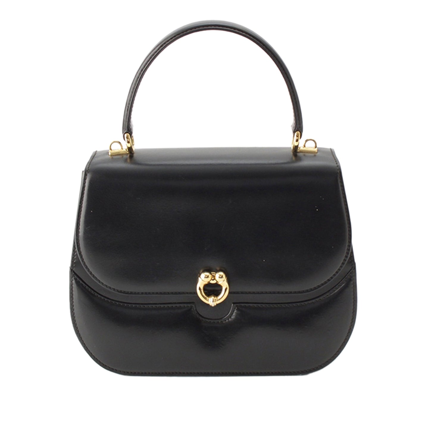 Gucci Calfskin Top Handle Bag