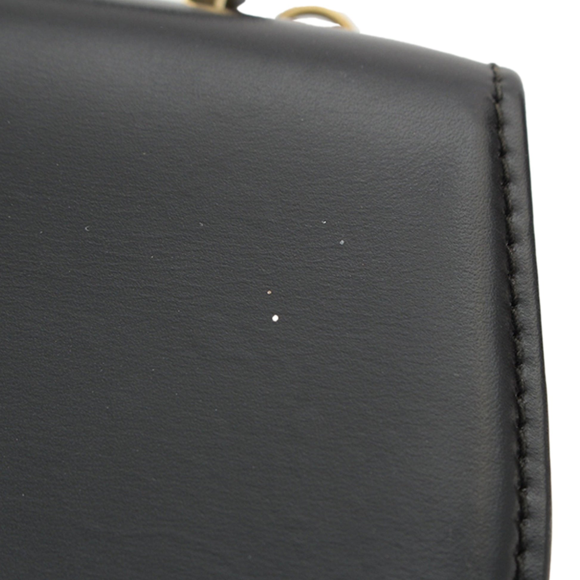 Gucci Calfskin Top Handle Bag
