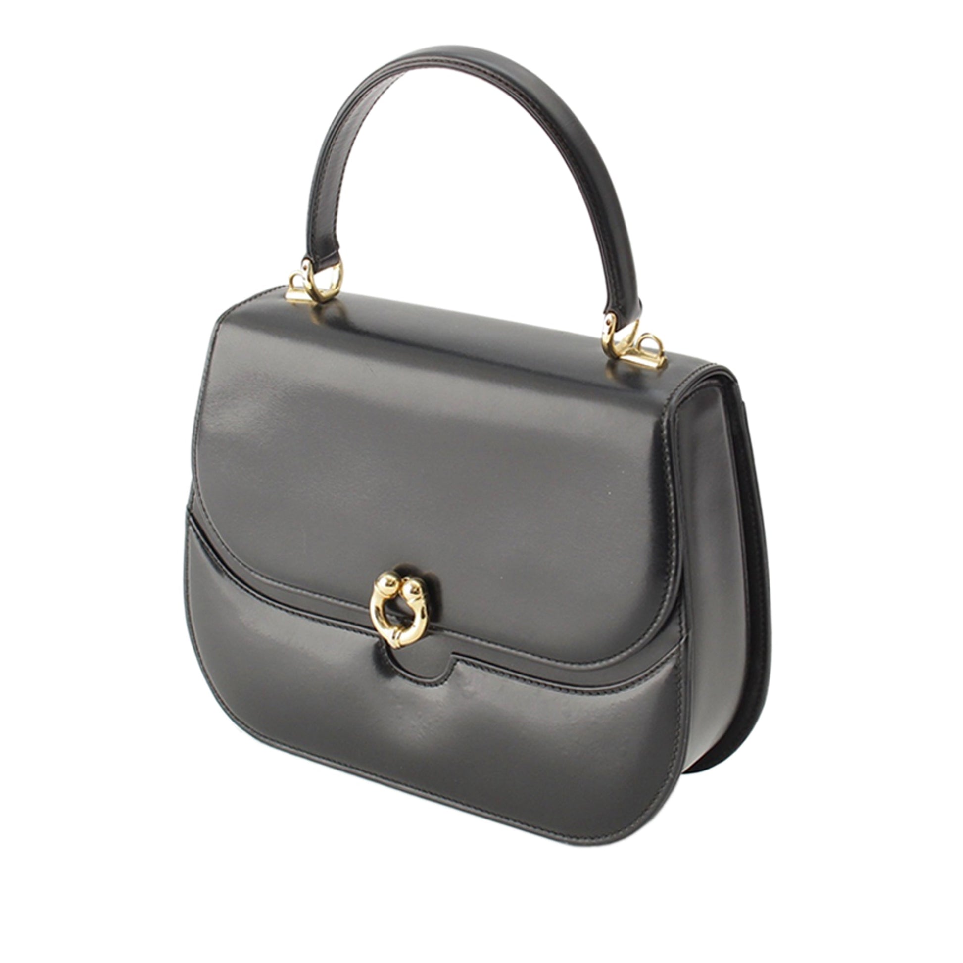 Gucci Calfskin Top Handle Bag