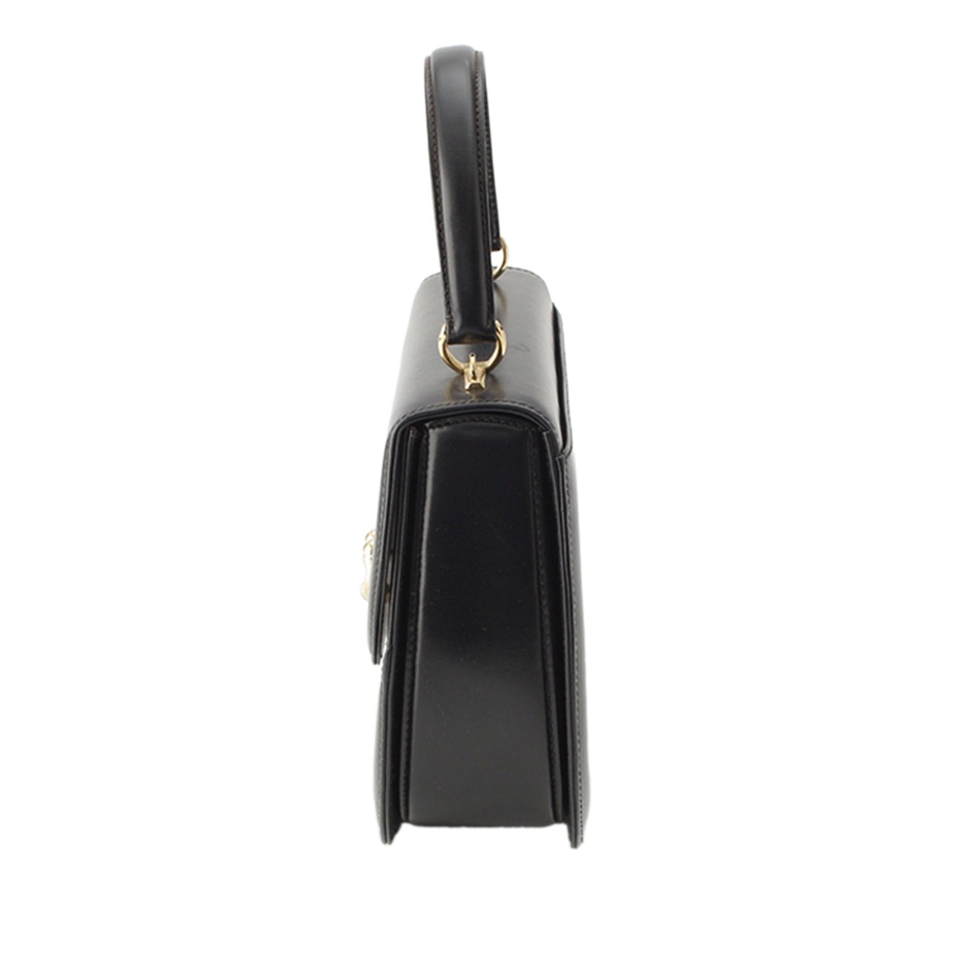 Gucci Calfskin Top Handle Bag