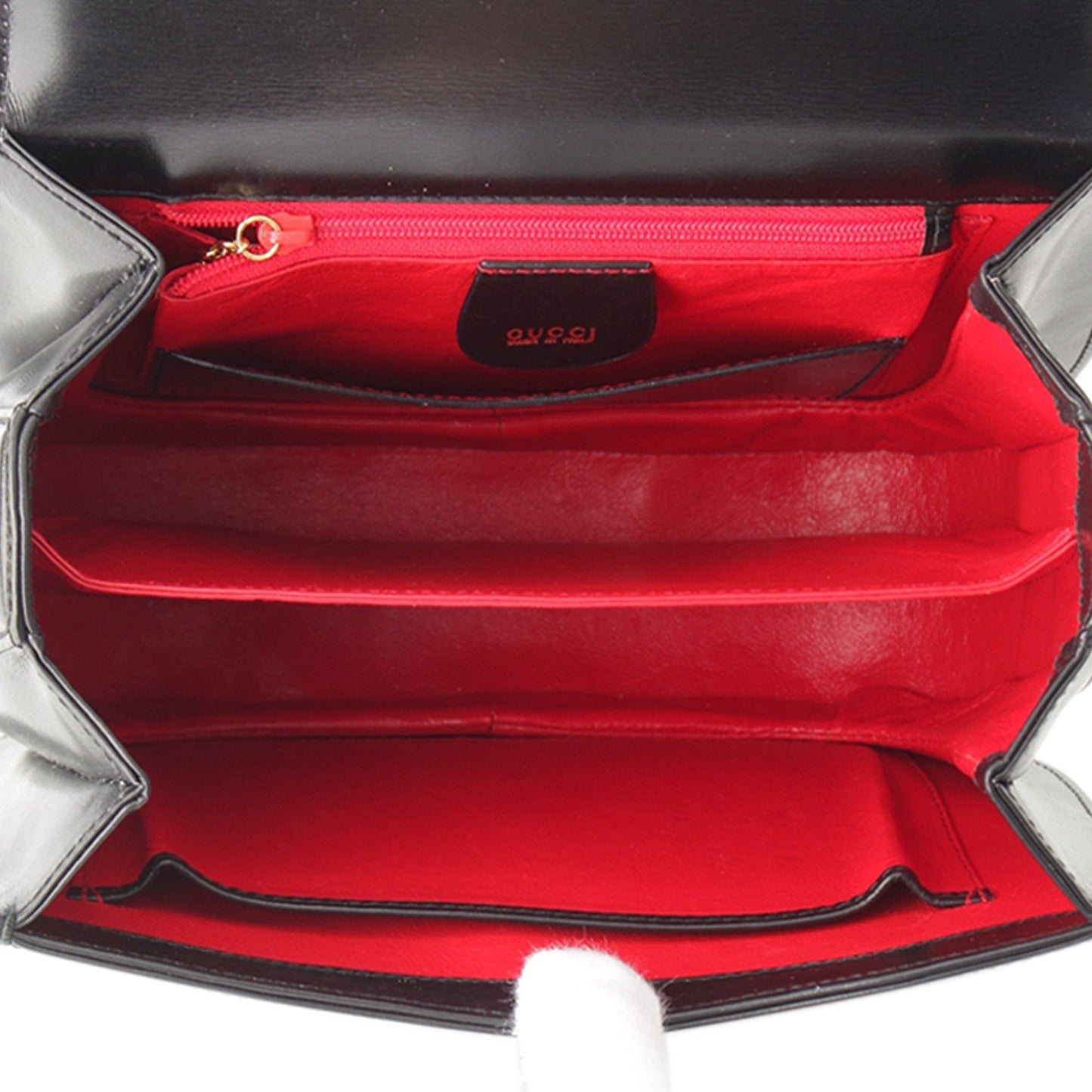 Gucci Calfskin Top Handle Bag