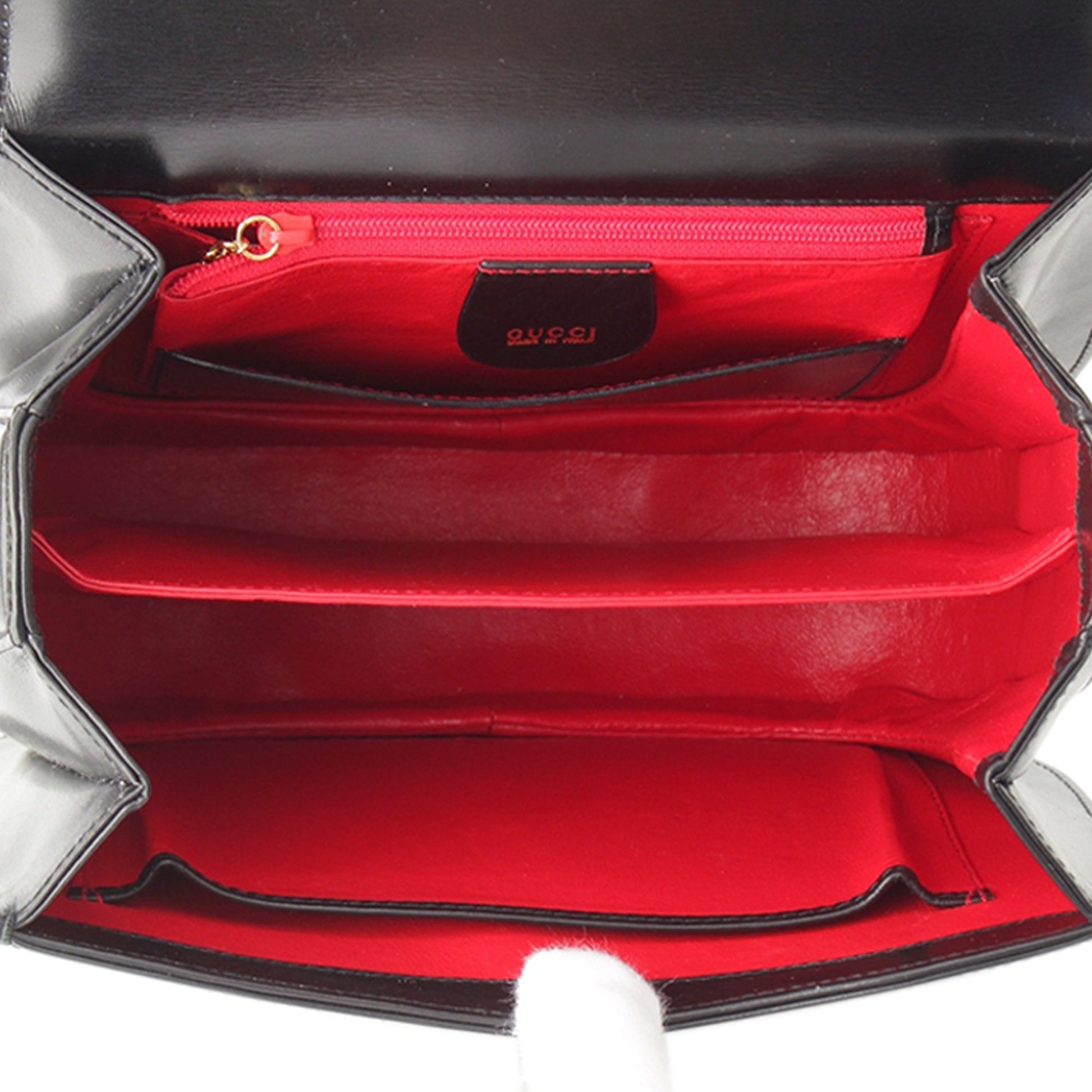 Gucci Calfskin Top Handle Bag