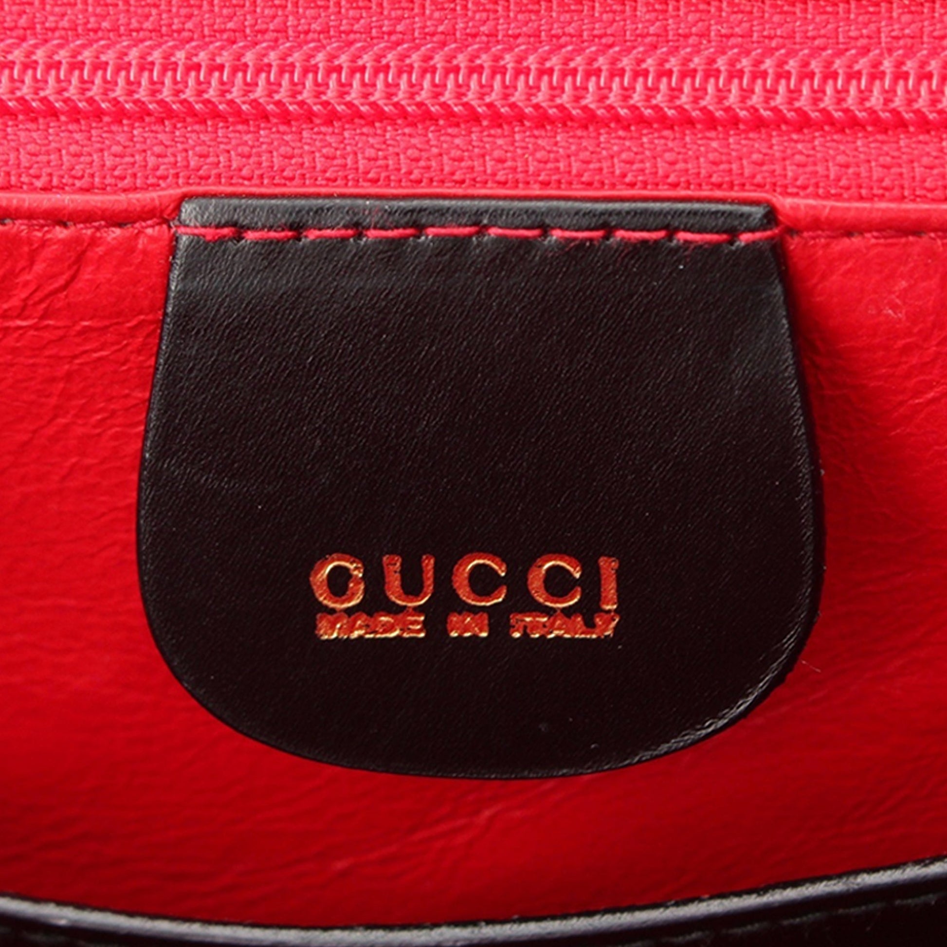 Gucci Calfskin Top Handle Bag