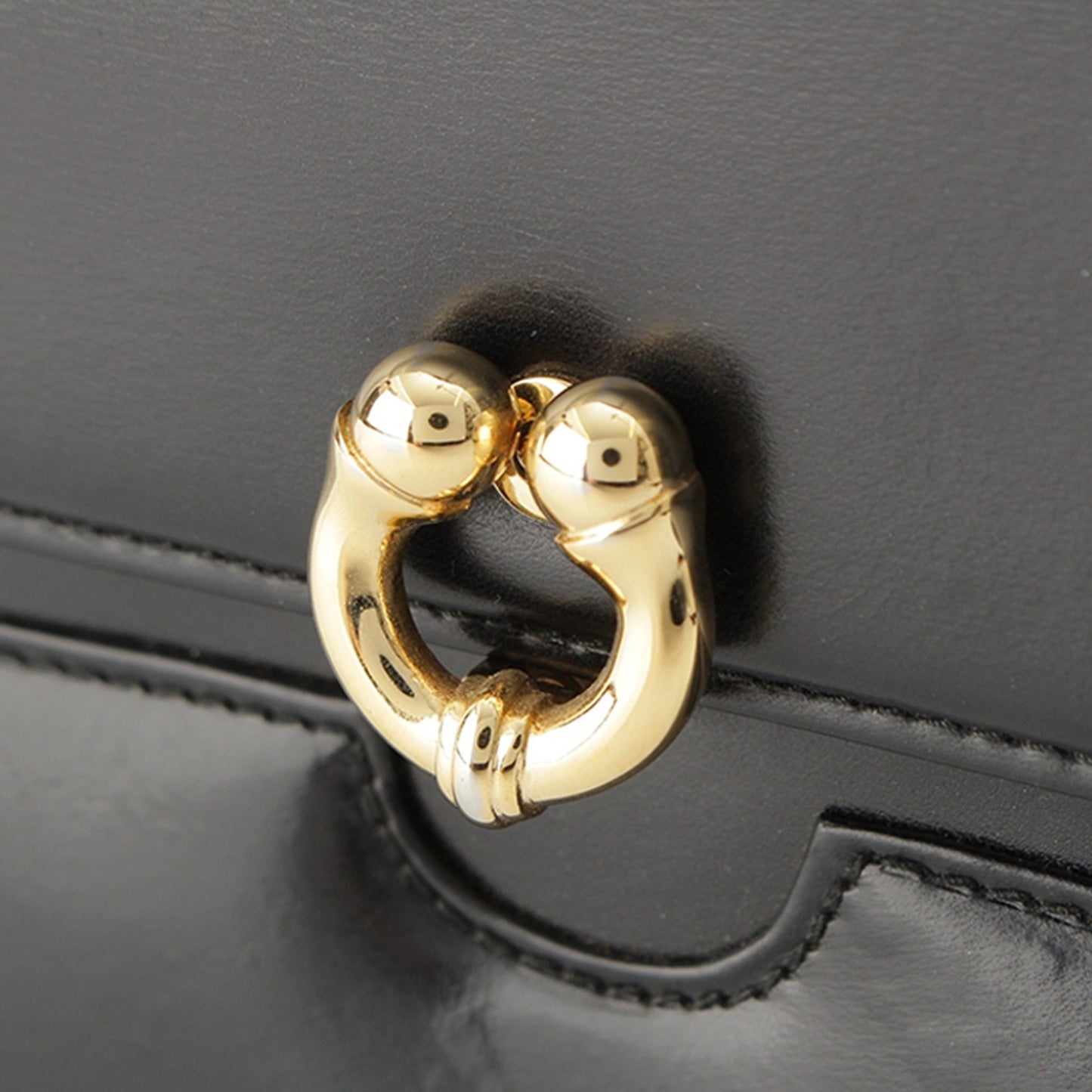 Gucci Calfskin Top Handle Bag