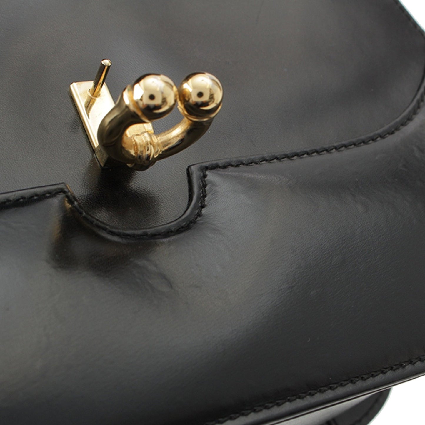 Gucci Calfskin Top Handle Bag