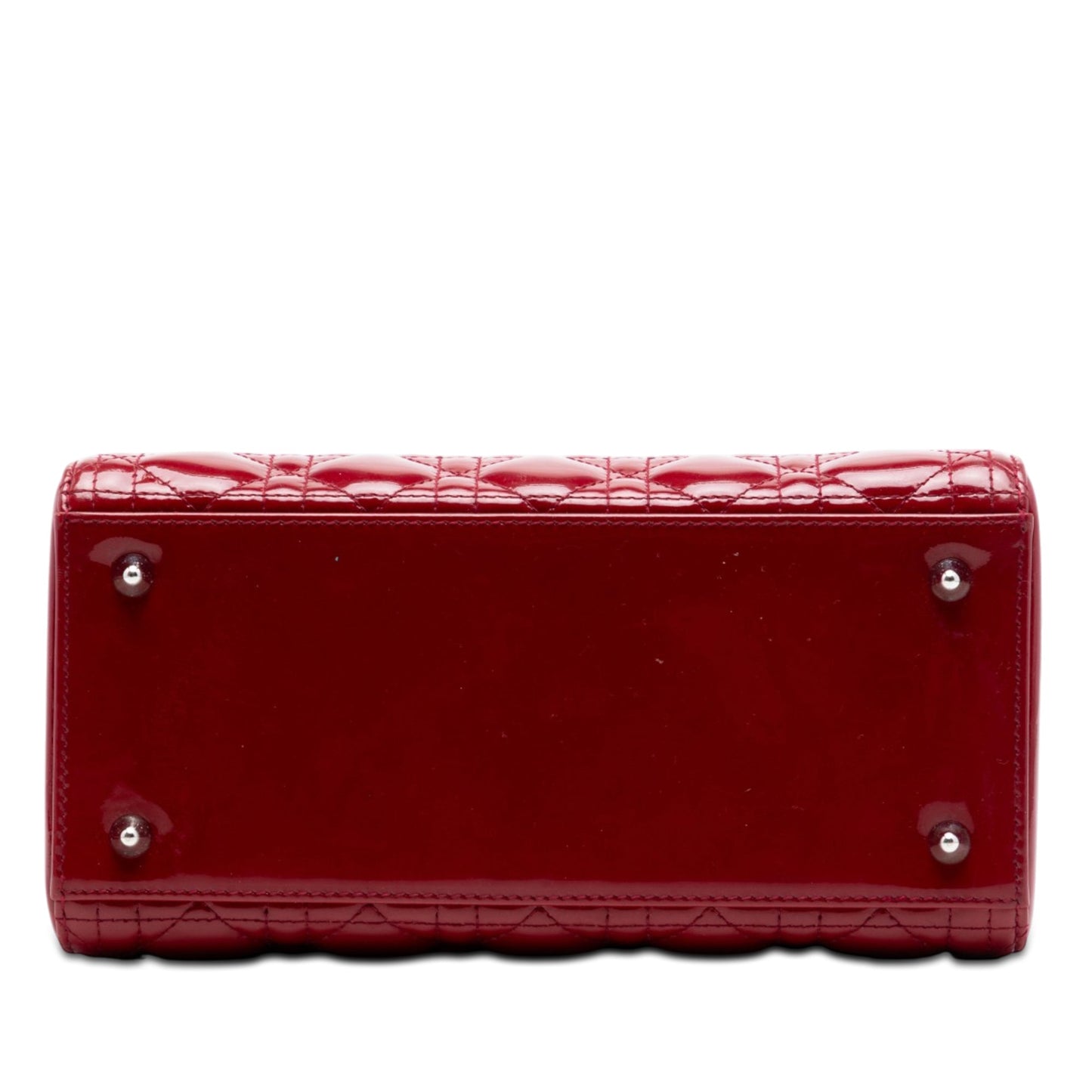 Dior Medium Patent Cannage Lady Dior