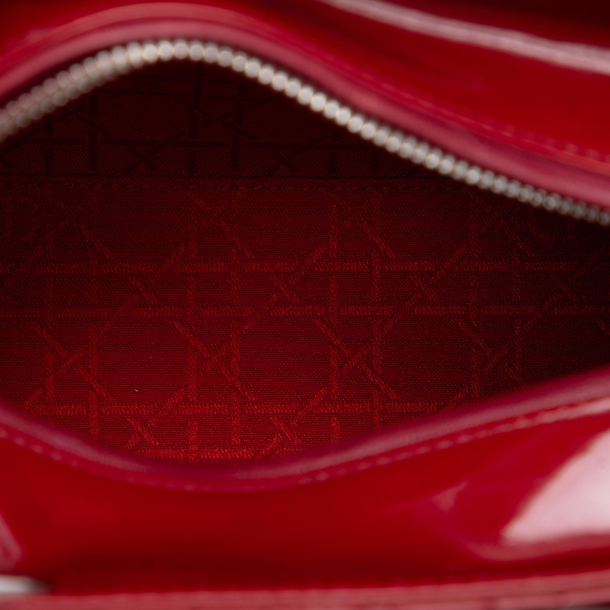 Dior Medium Patent Cannage Lady Dior