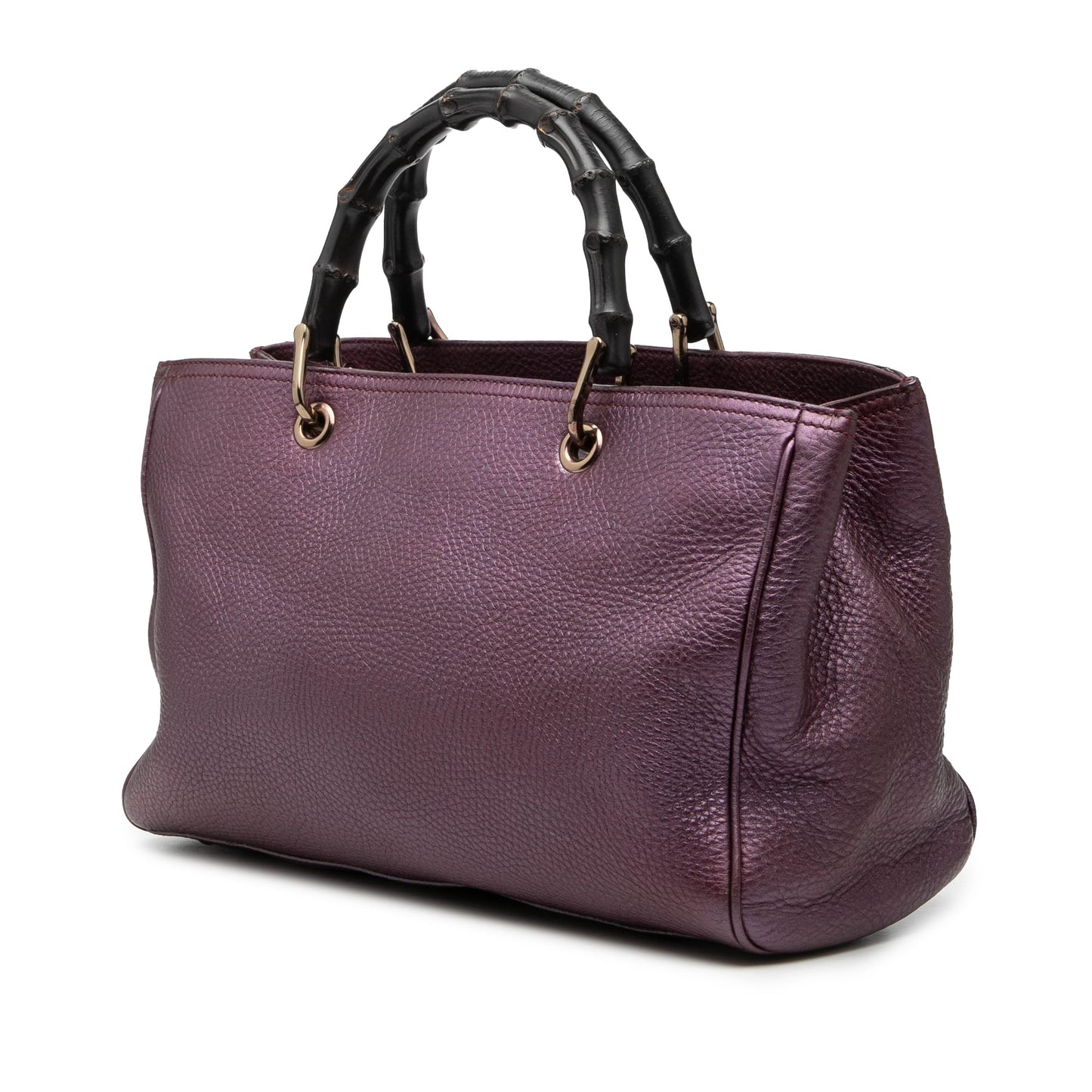 Gucci Medium Calfskin Bamboo Shopper Satchel