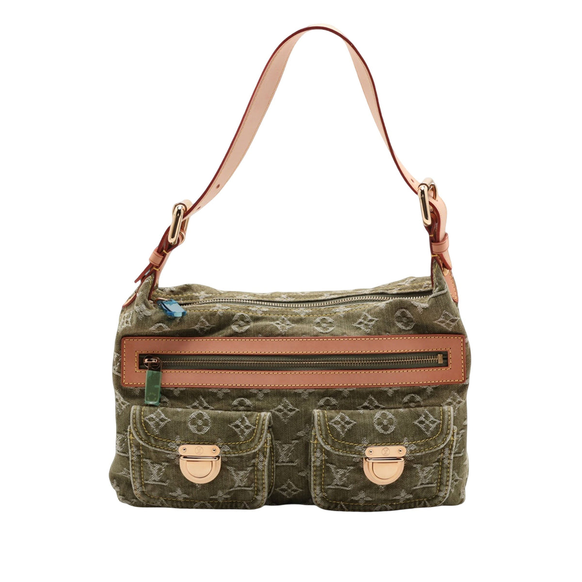 Louis Vuitton Monogram Denim Baggy PM — Green