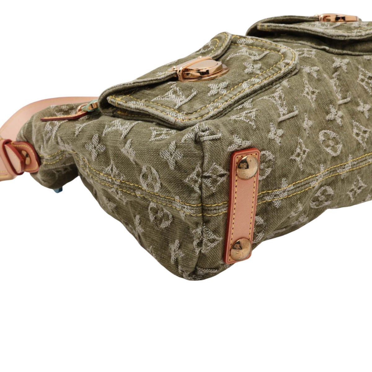 Louis Vuitton Monogram Denim Baggy PM — Green
