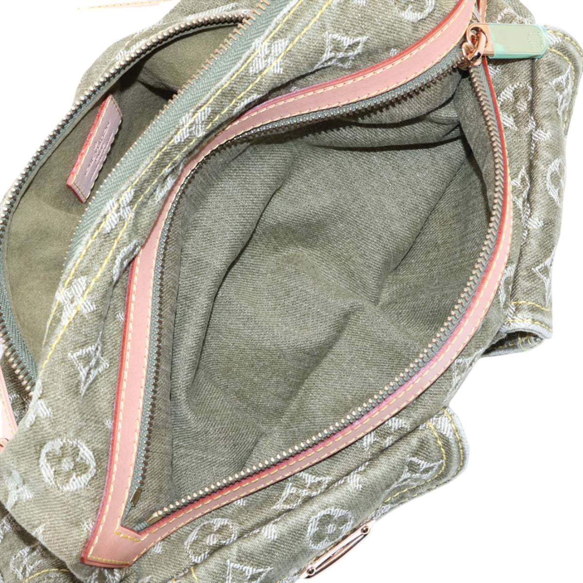Louis Vuitton Monogram Denim Baggy PM — Green