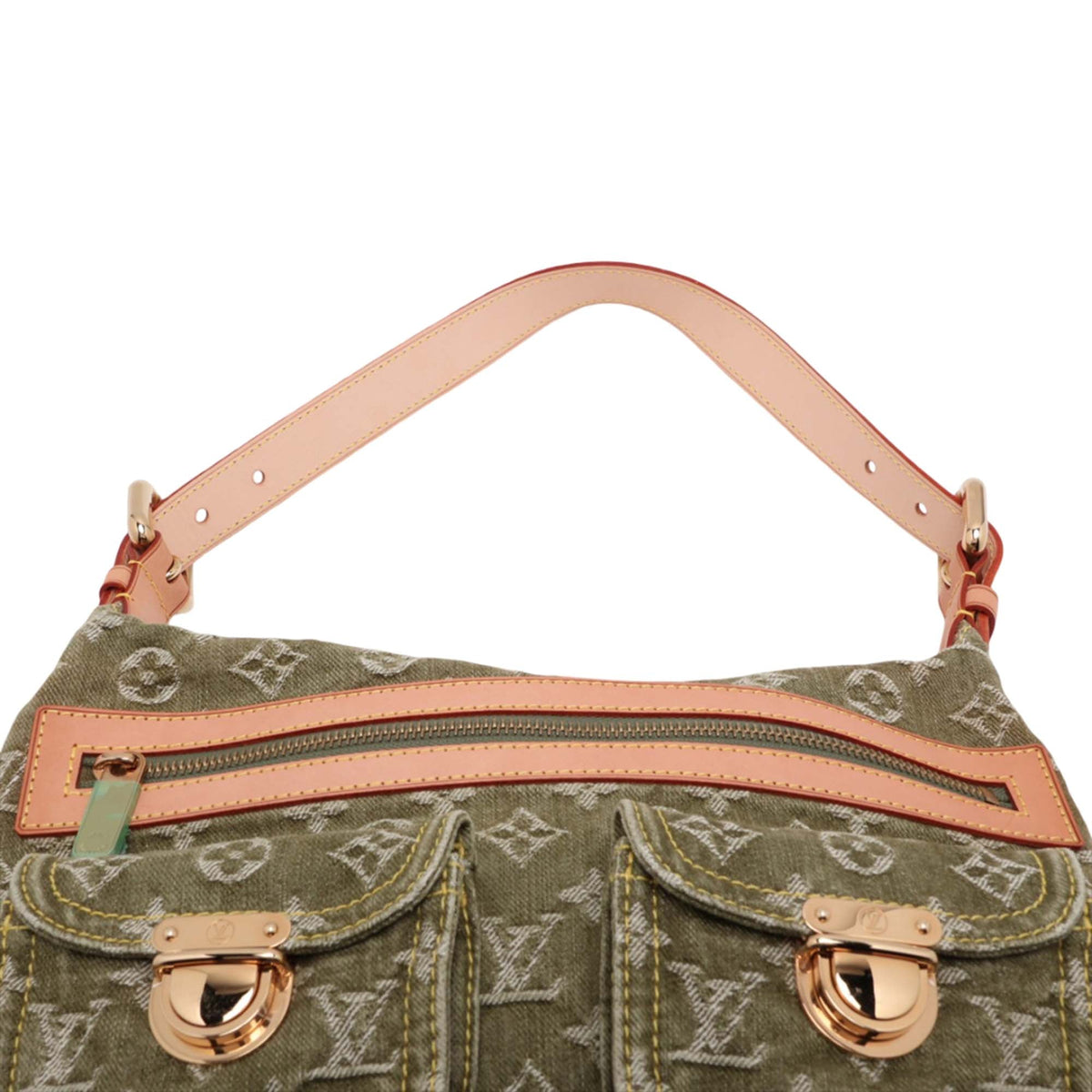 Louis Vuitton Monogram Denim Baggy PM — Green