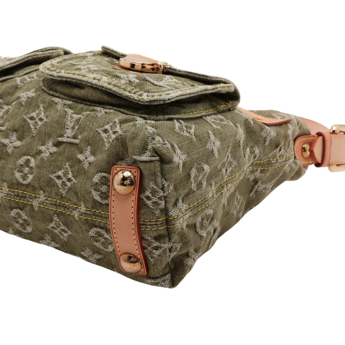 Louis Vuitton Monogram Denim Baggy PM — Green