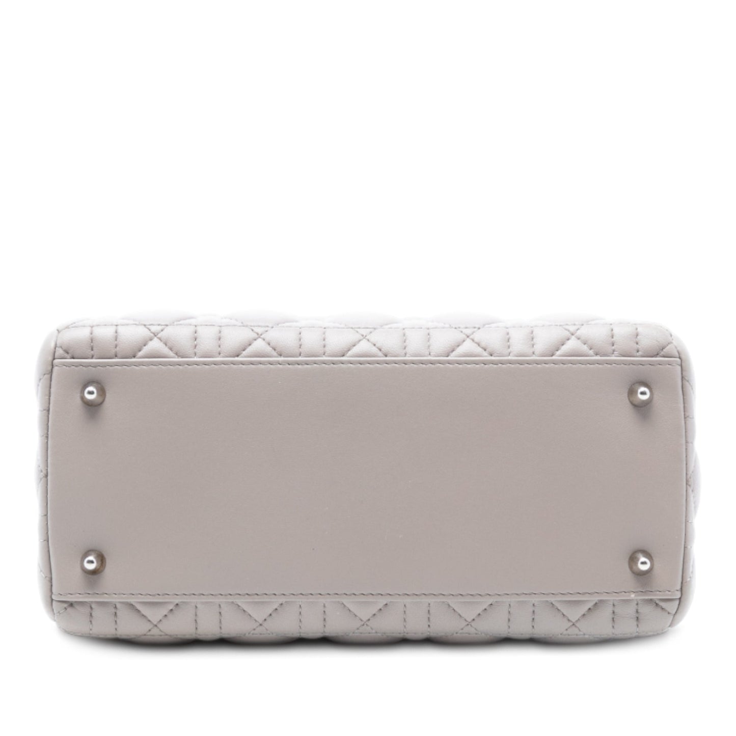 Dior Medium Lambskin Cannage Ruffle Lady Dior