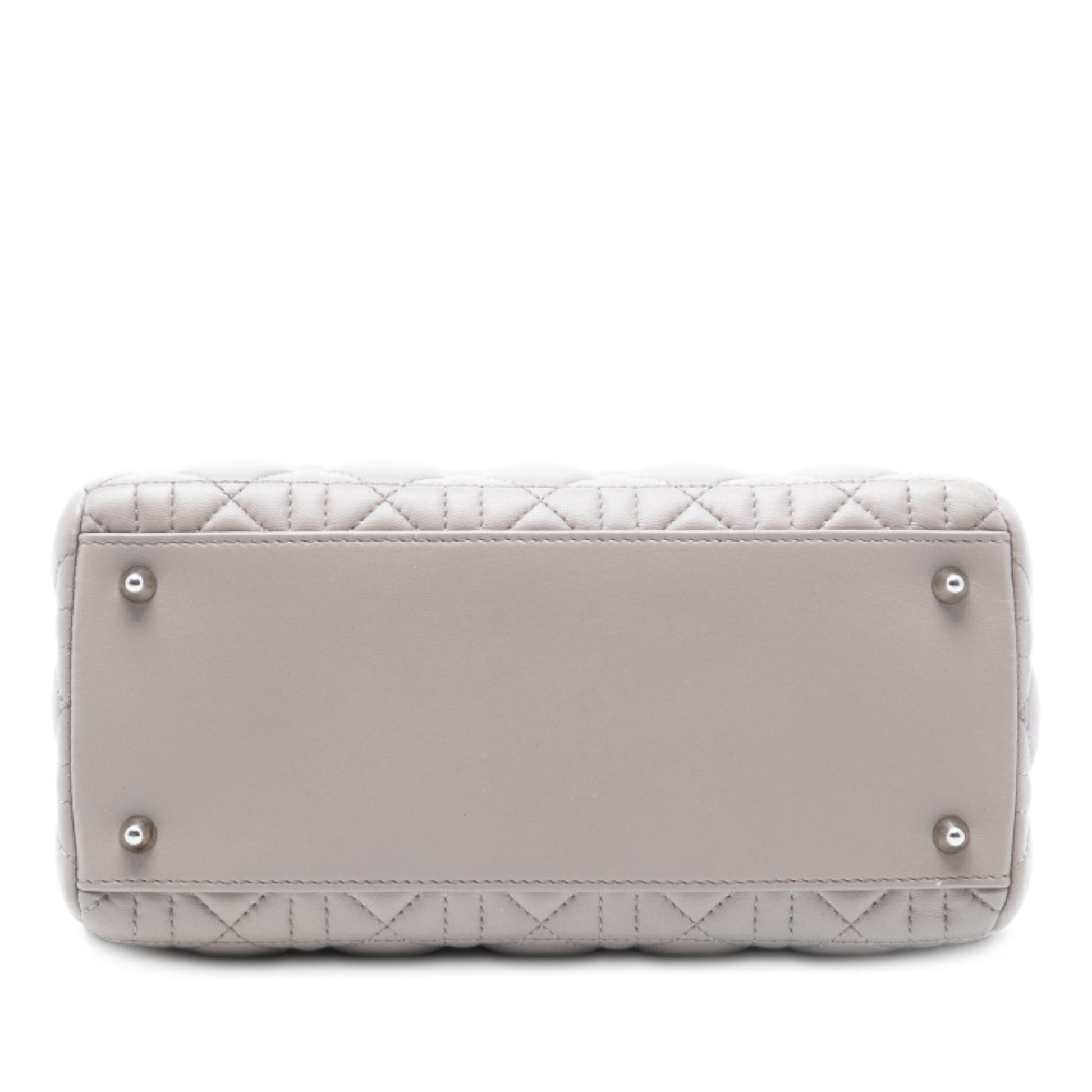 Dior Medium Lambskin Cannage Ruffle Lady Dior