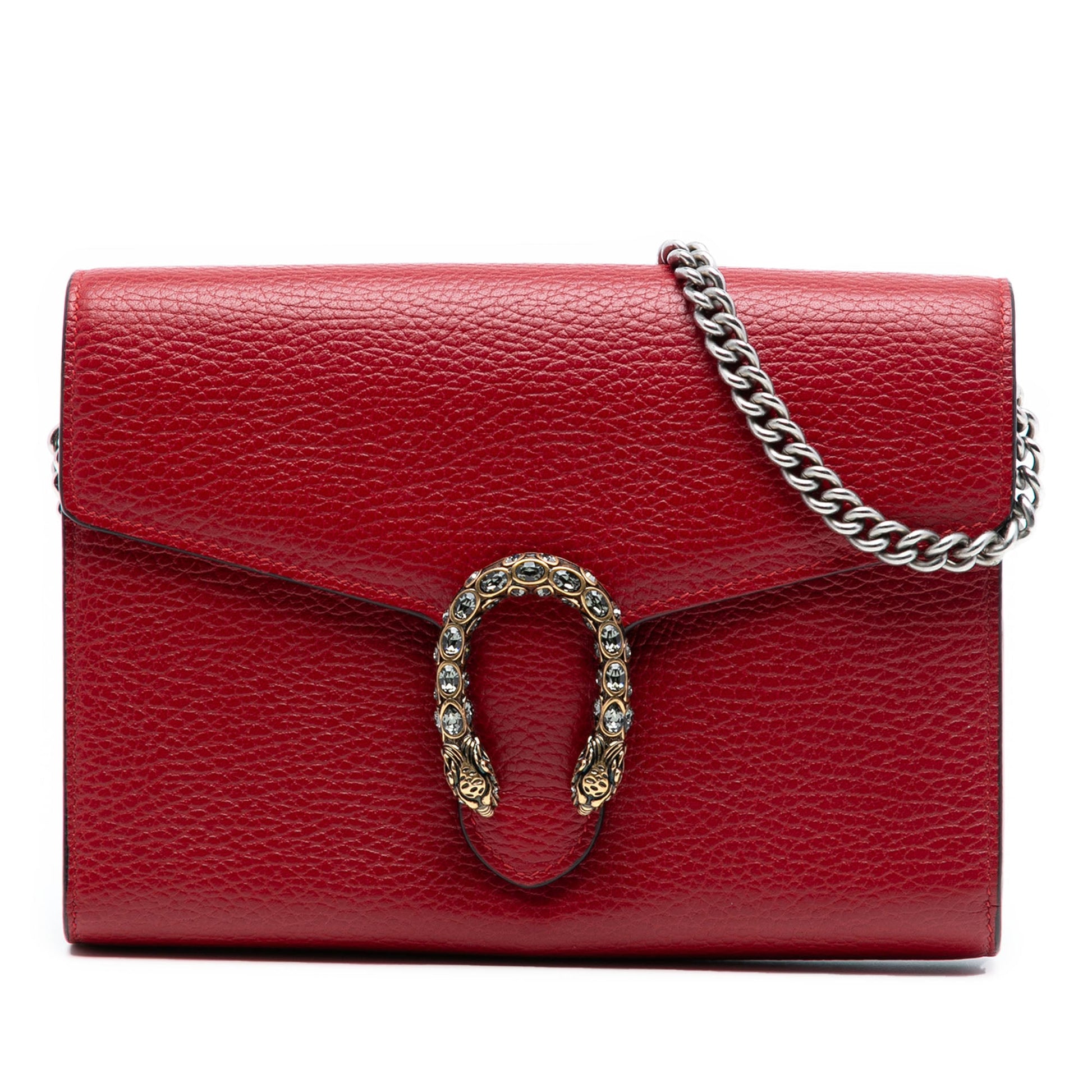 Gucci Leather Dionysus Wallet on Chain