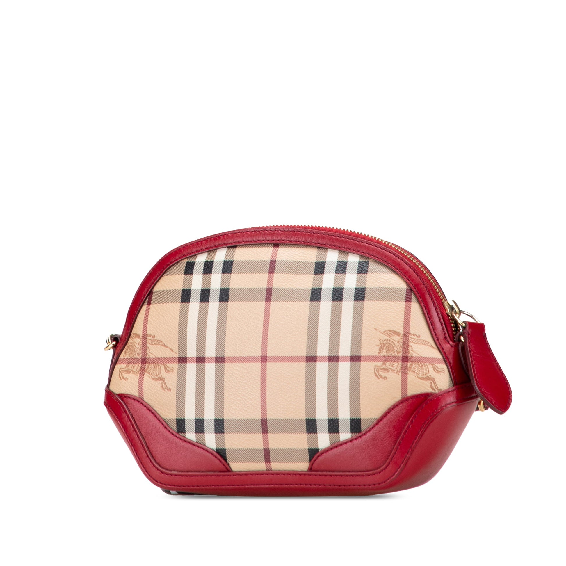 Burberry Mini Haymarket Check Coated Canvas Orchard Crossbody