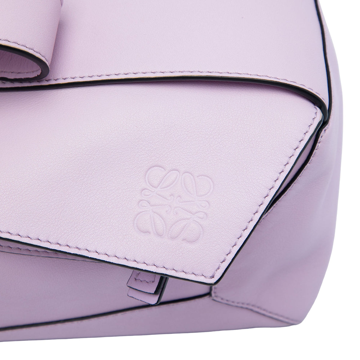 LOEWE Calfskin Puzzle Hobo — Purple