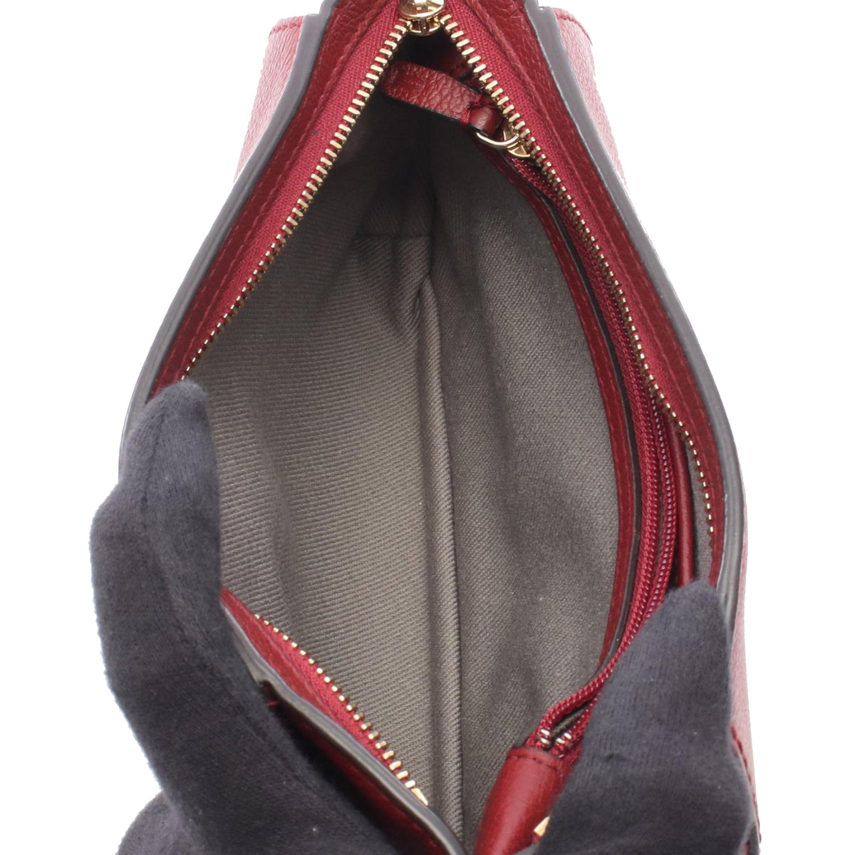 Cartier Leather C De Cartier Clutch