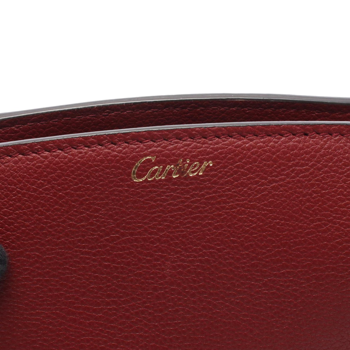 Cartier Leather C De Cartier Clutch