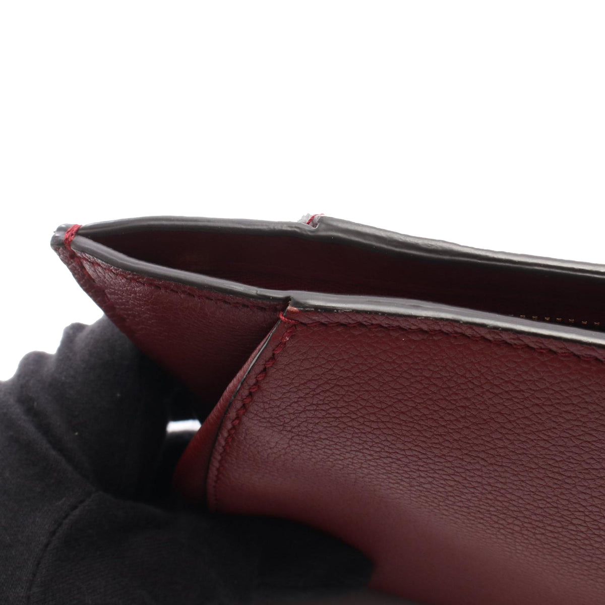 Cartier Leather C De Cartier Clutch
