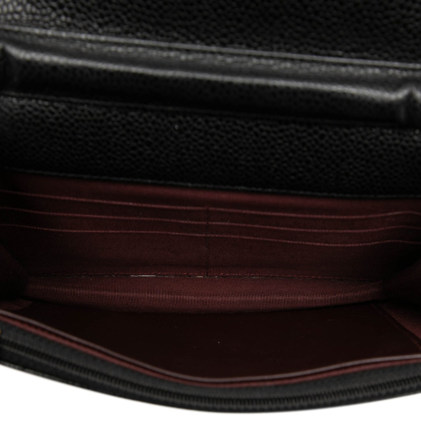 Chanel CC Quilted Caviar Wallet on Chain