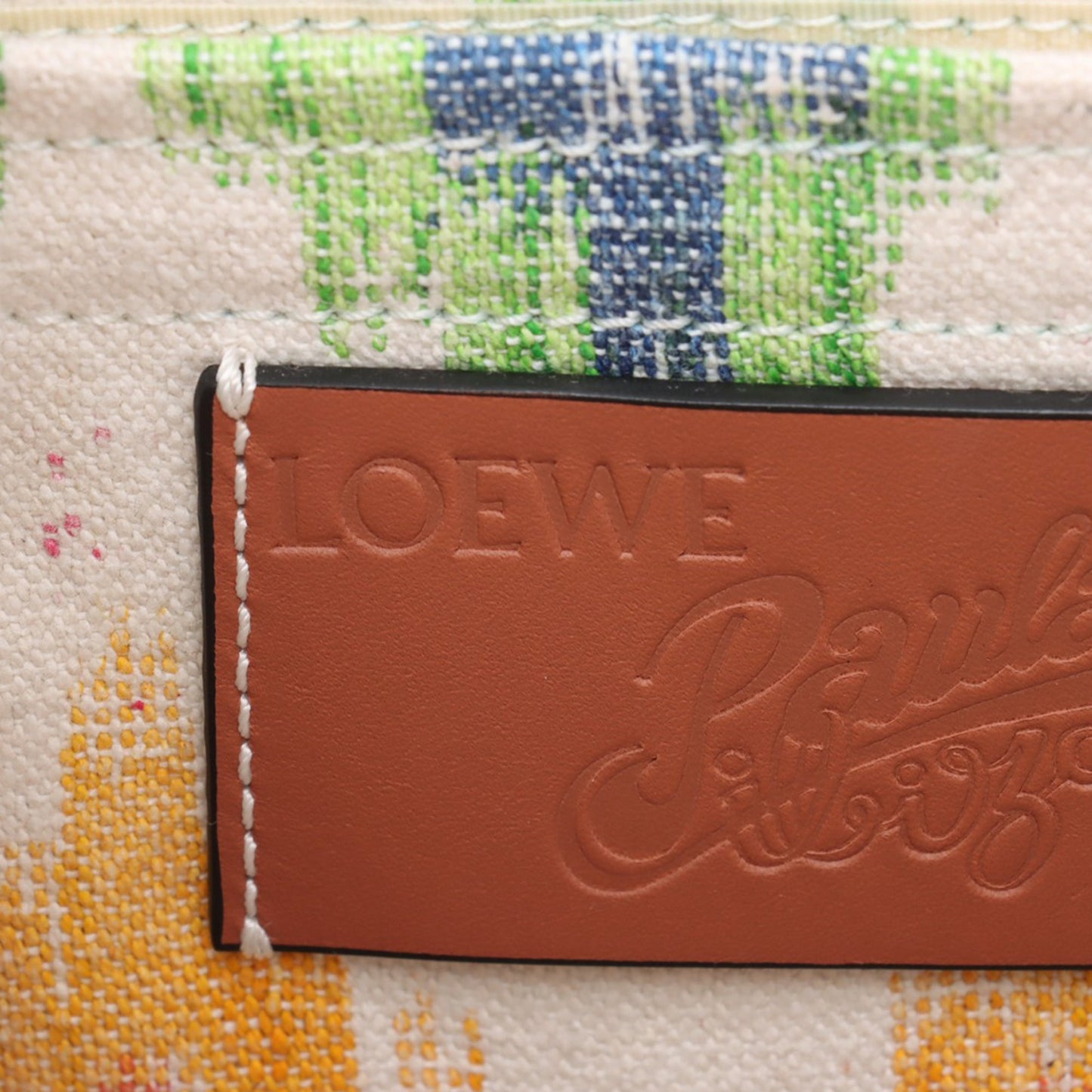 LOEWE Paula's Ibiza Canvas Beach Cabas Tote