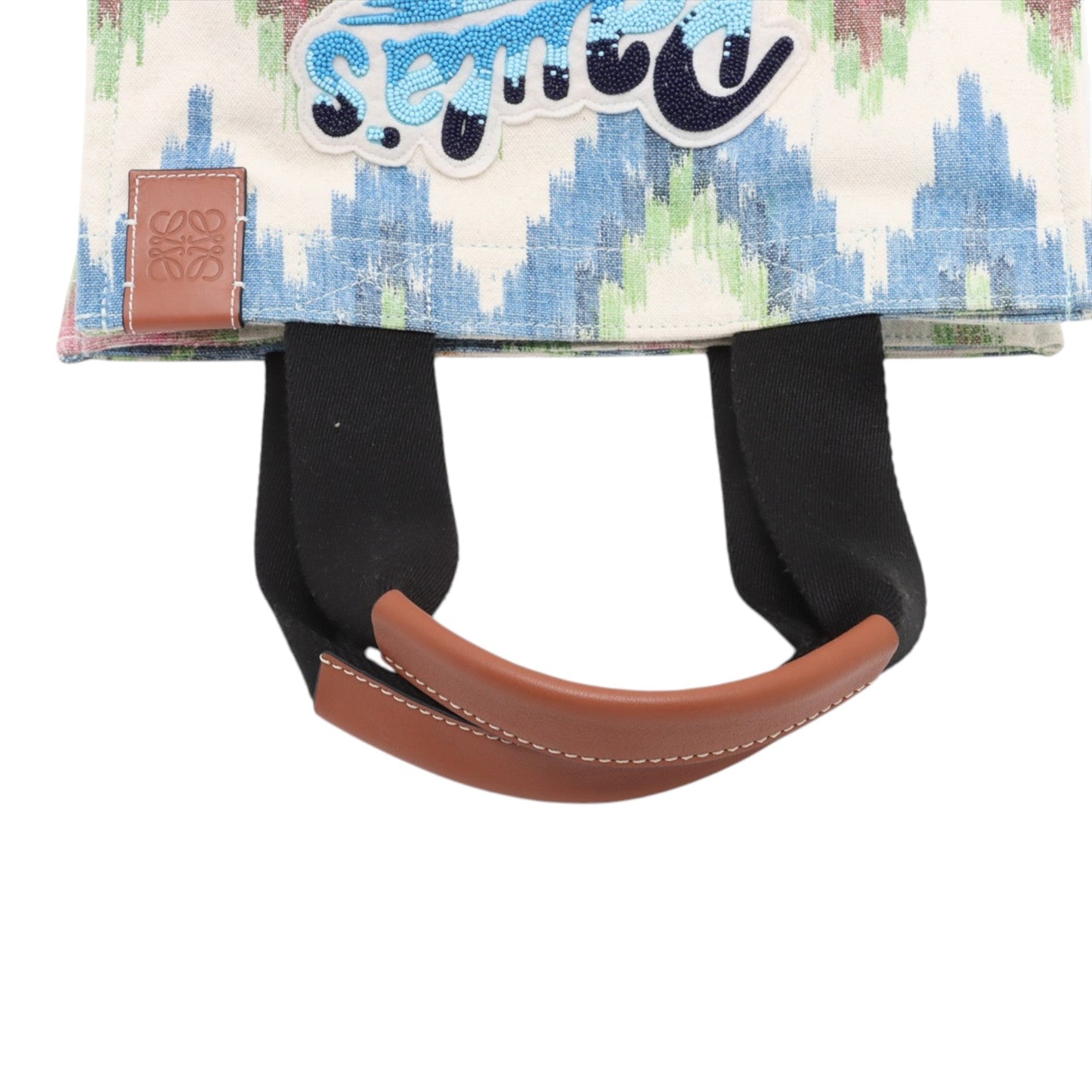 LOEWE Paula's Ibiza Canvas Beach Cabas Tote