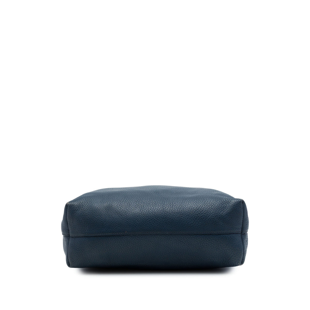 Prada Vitello Daino Open Convertible Tote — Blue