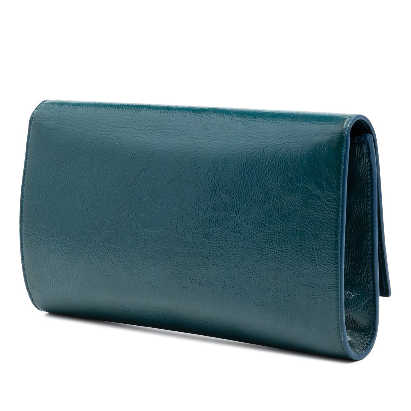 Saint Laurent Large Textured Patent Belle De Jour Clutch