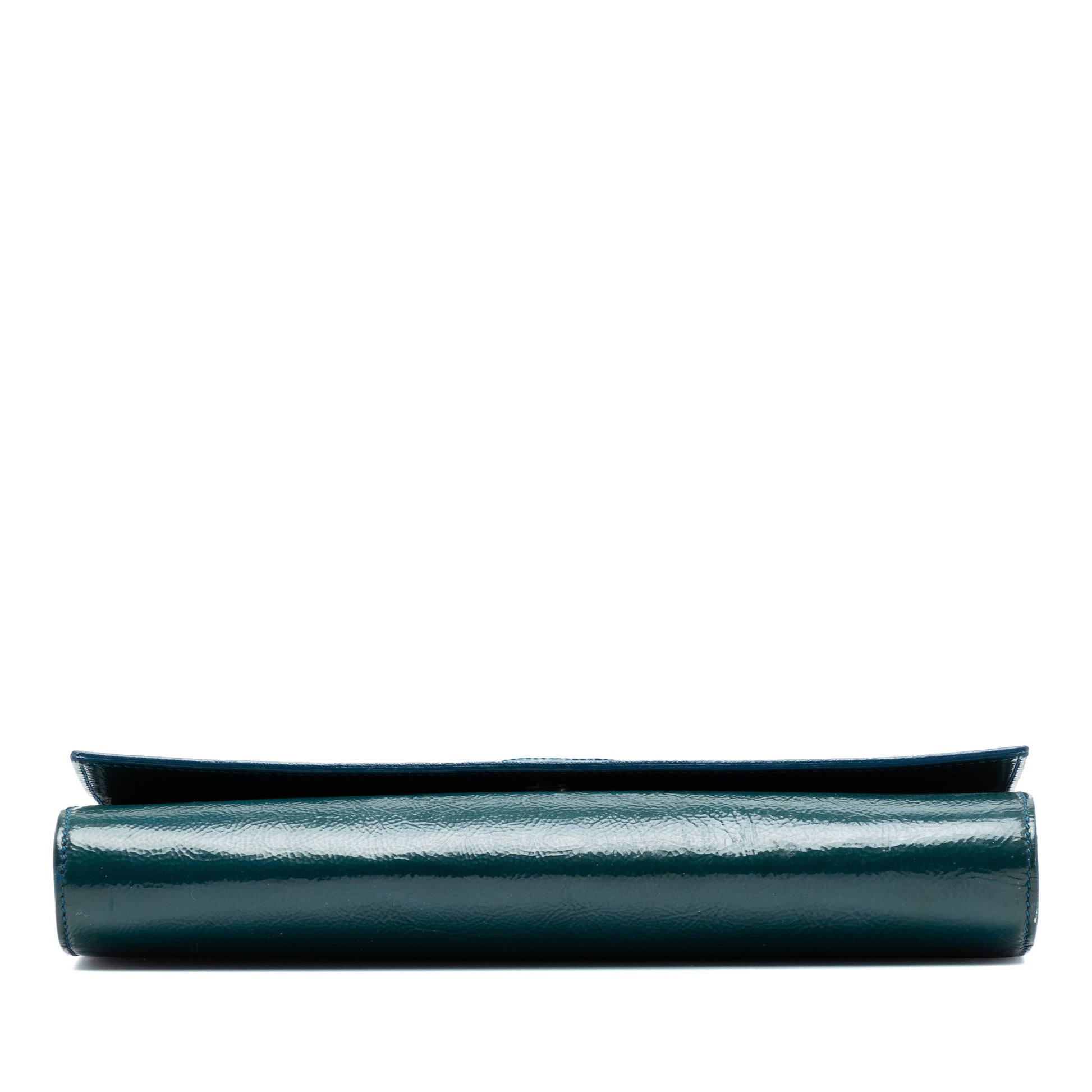 Saint Laurent Large Textured Patent Belle De Jour Clutch