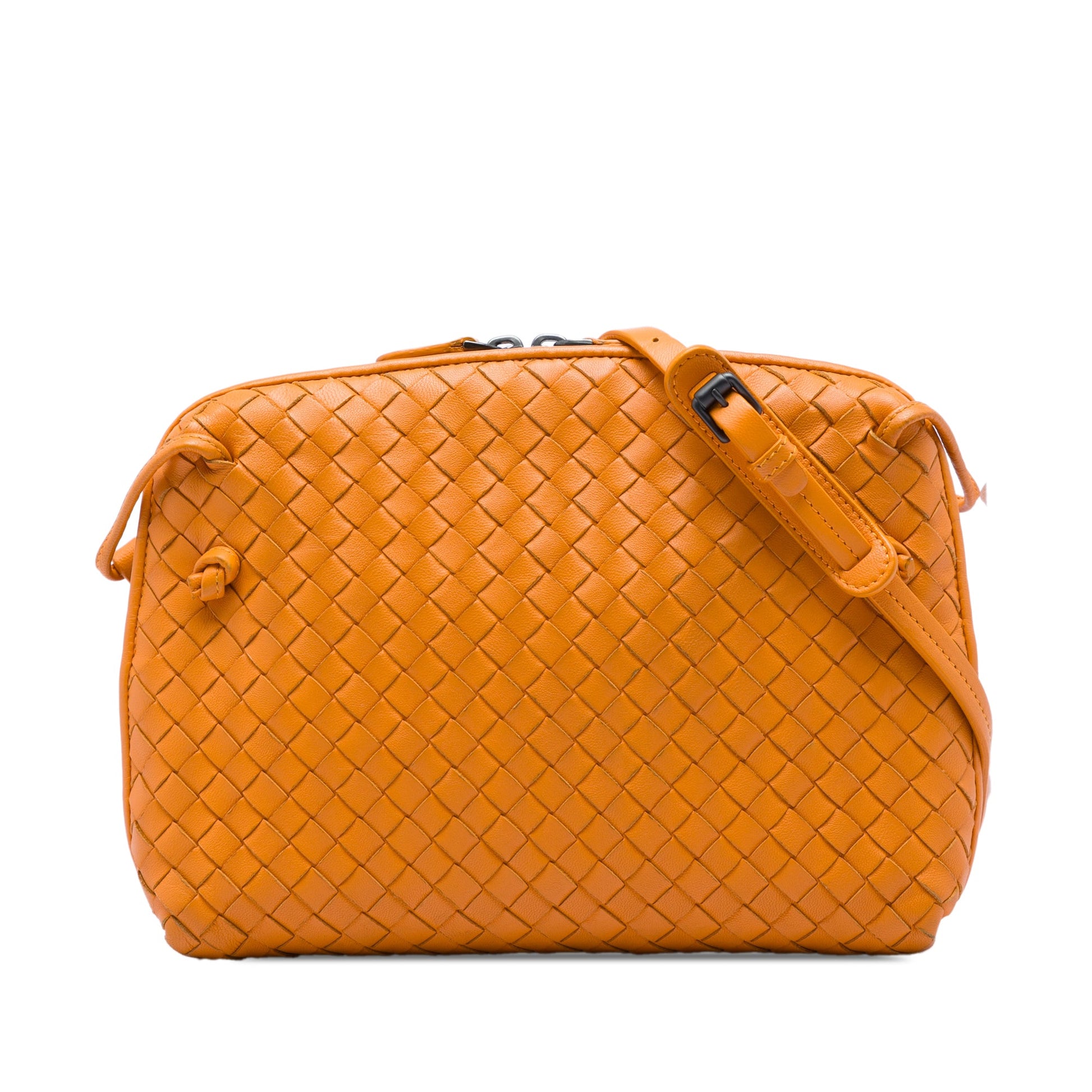 Bottega Veneta Nappa Intrecciato Nodini Crossbody