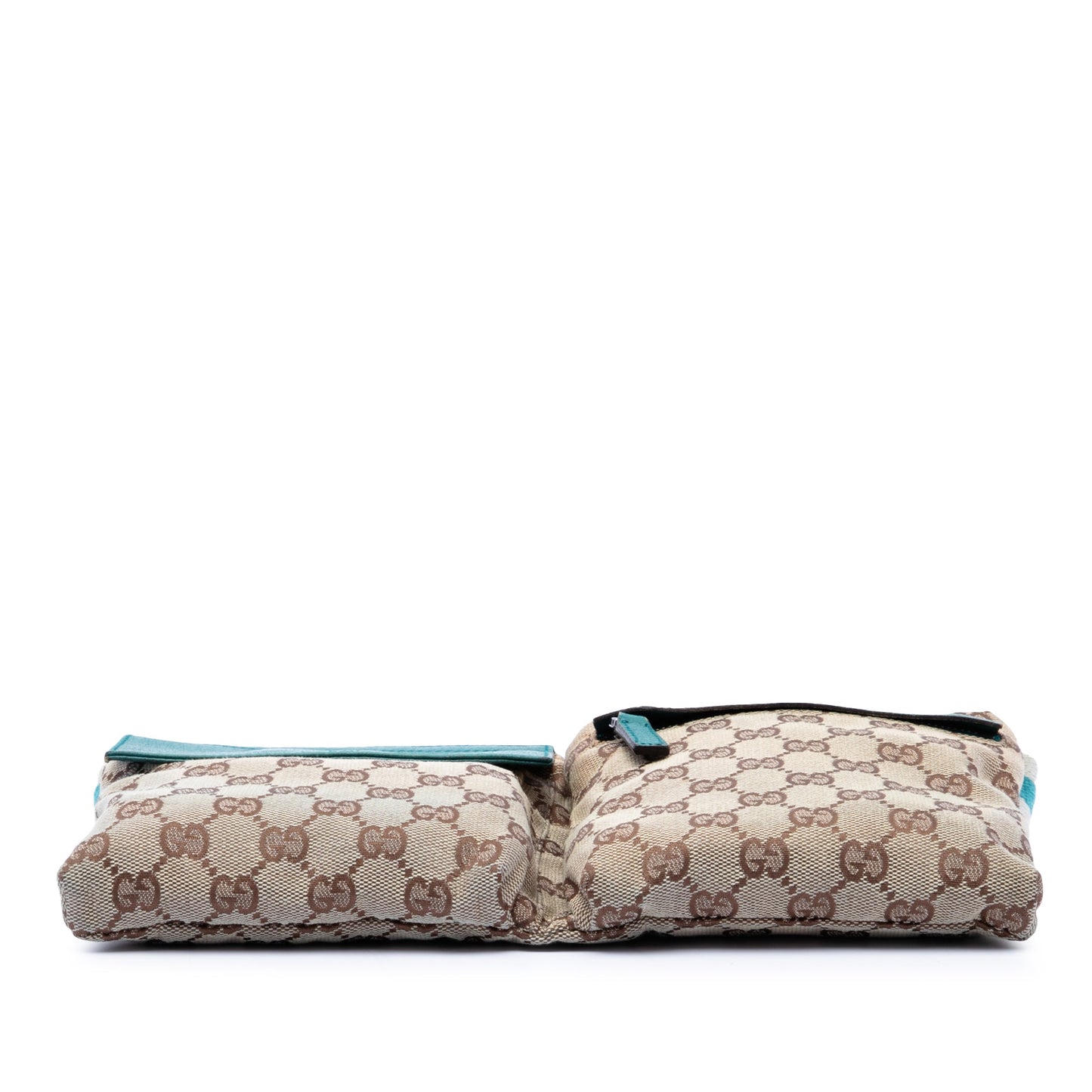 Gucci GG Canvas Web Double Pocket Belt Bag