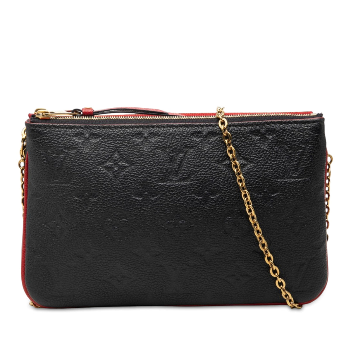 Louis Vuitton Monogram Empreinte Double Zip Pochette