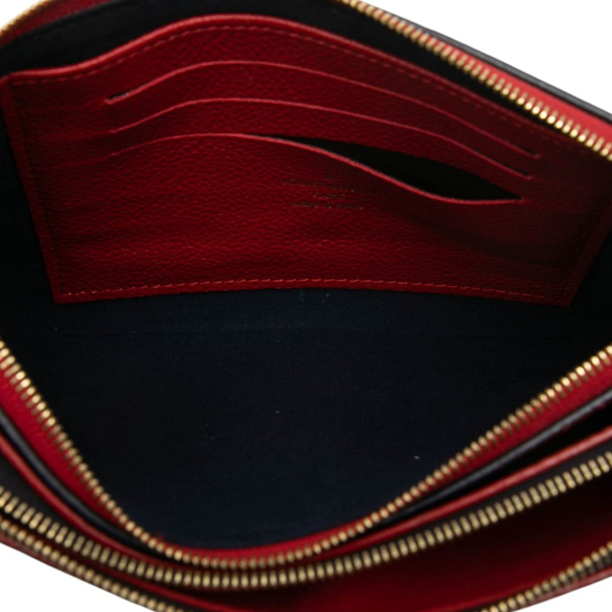 Louis Vuitton Monogram Empreinte Double Zip Pochette