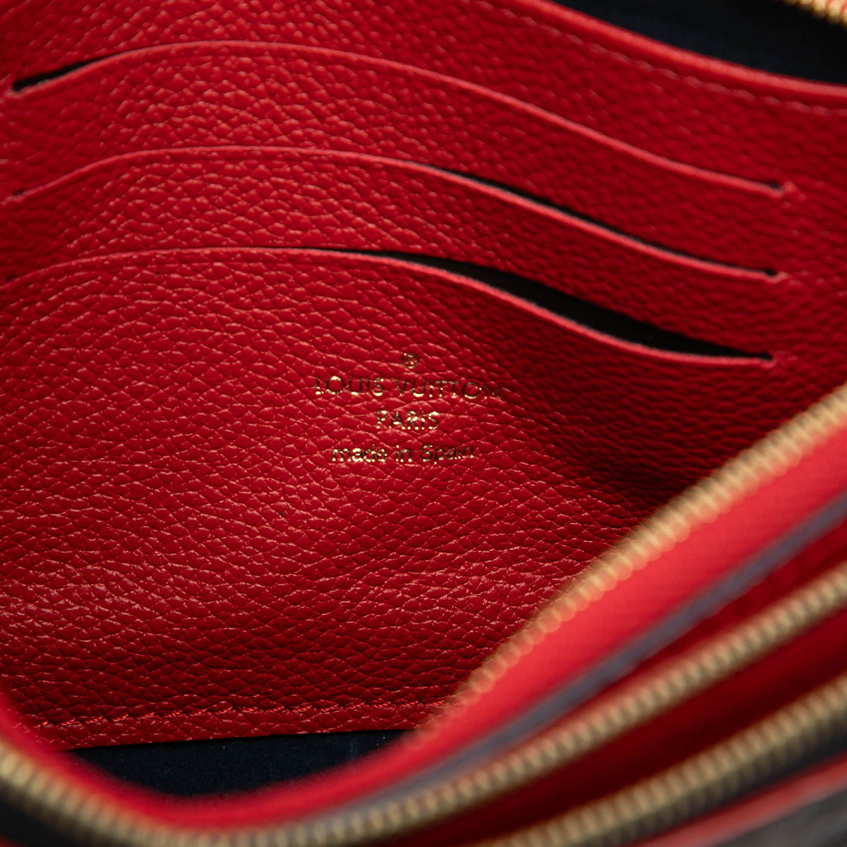 Louis Vuitton Monogram Empreinte Double Zip Pochette
